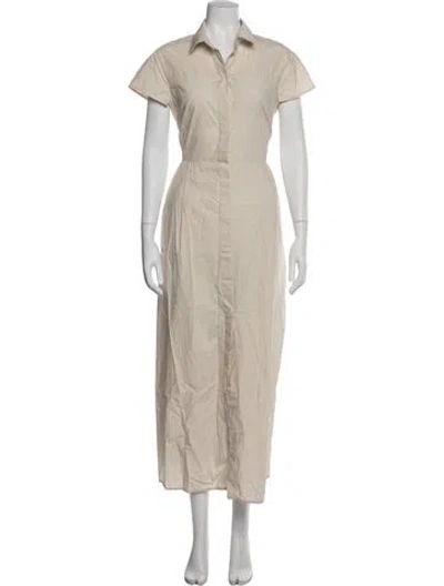 Pre-owned Weekend Max Mara Long Dress In Gray