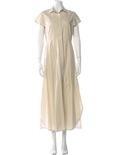 Pre-owned Weekend Max Mara Long Dress In Neutral