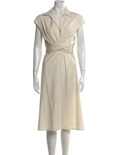 Pre-owned Weekend Max Mara Long Dress In Neutral
