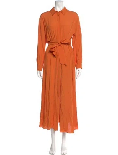 Pre-owned Weekend Max Mara Long Dress W/ Tags In Orange