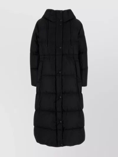 Weekend Max Mara Long Quilted Hooded Jacket