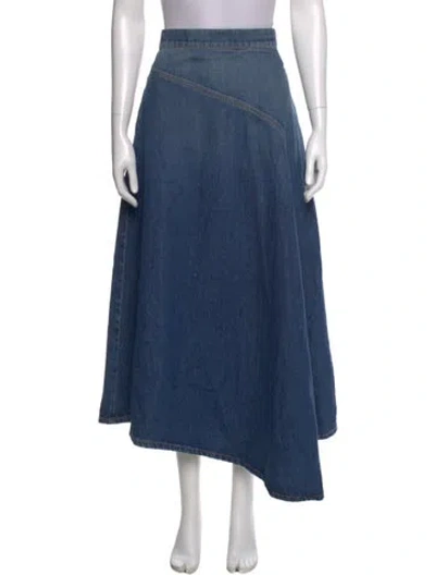 Pre-owned Weekend Max Mara Long Skirt In Blue