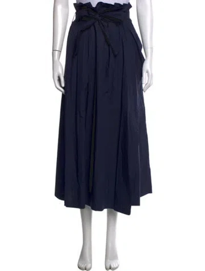 Pre-owned Weekend Max Mara Long Skirt In Blue