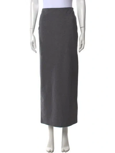 Pre-owned Weekend Max Mara Long Skirt W/ Tags In Grey