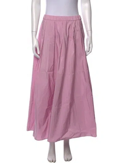 Pre-owned Weekend Max Mara Long Skirt W/ Tags In Pink