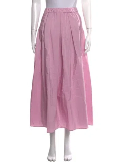 Pre-owned Weekend Max Mara Long Skirt W/ Tags In Pink