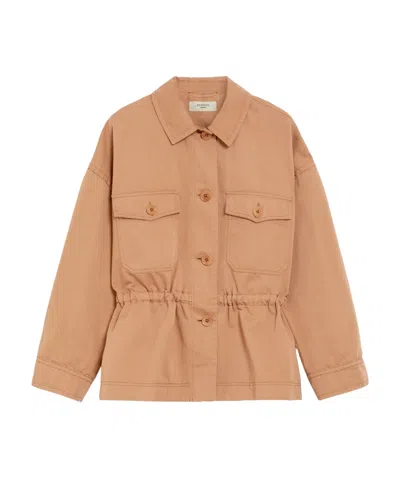 Weekend Max Mara Long Sleeve Belted Jacket In Desert