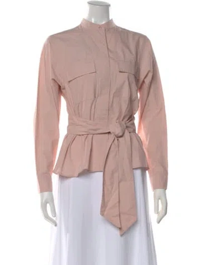 Pre-owned Weekend Max Mara Long Sleeve Blouse W/ Tags In Pink