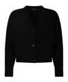 Weekend Max Mara Long Sleeve Cardigan In Black