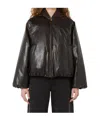 Weekend Max Mara Potente Viscose Blend Short Down Jacket In Black