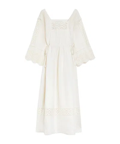 WEEKEND MAX MARA FEMININE DRESS IN LINEN CANVAS
