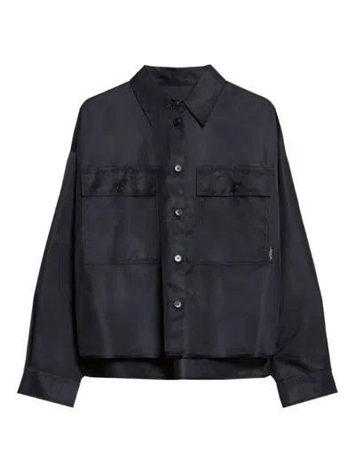 Weekend Max Mara Long-sleeve Flap-pocket Shirt