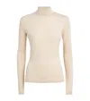 Weekend Max Mara Long-sleeve Rollneck Top In Neutral