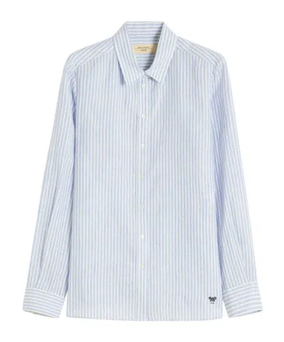 Weekend Max Mara Long Sleeve Shirt In Blue