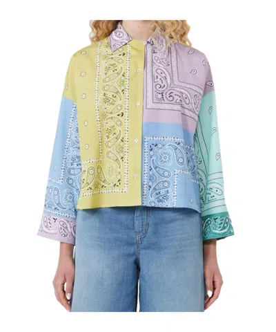 WEEKEND MAX MARA PATCHWORK BANDANA-PRINT SHIRT