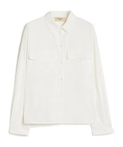 Weekend Max Mara Long Sleeve Shirt In White