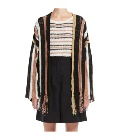 Weekend Max Mara Long Sleeve Sweater In Black