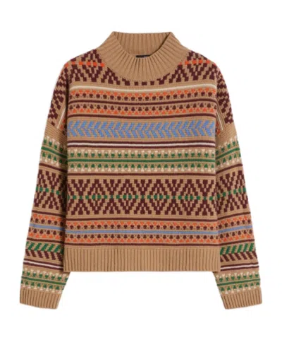 Weekend Max Mara Long Sleeve Sweater In Multi
