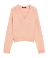 Weekend Max Mara Long Sleeve Sweater In Nude