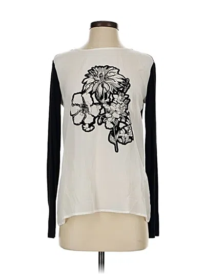 Pre-owned Weekend Max Mara Long Sleeve T-shirt In White