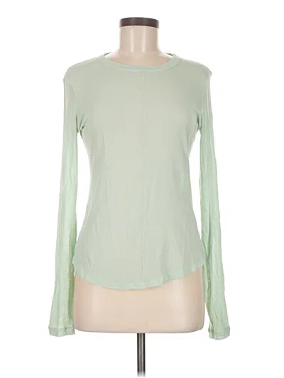 Pre-owned Weekend Max Mara Long Sleeve T-shirt In Green