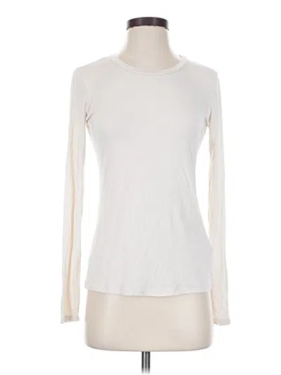 Pre-owned Weekend Max Mara Long Sleeve T-shirt In Ivory