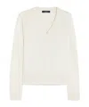 Weekend Max Mara Long-sleeved Cardigan And V-neck Tank Top Two-piece In White