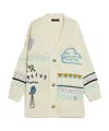 Weekend Max Mara Long-sleeved Cardigan In White