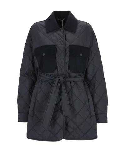 Weekend Max Mara Long-sleeved Casual Jacket In Black