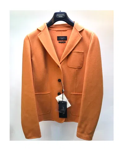 Weekend Max Mara Long-sleeved Casual Jacket In Brown