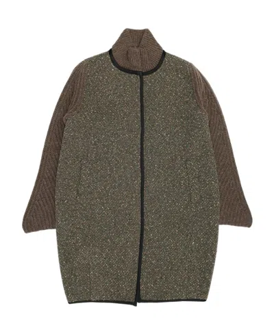 Weekend Max Mara Long-sleeved Casual Jacket In Brown