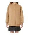 Weekend Max Mara Long-sleeved Casual Jacket In Neutral