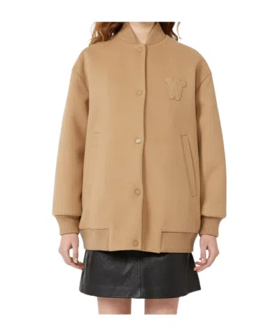 Weekend Max Mara Long-sleeved Casual Jacket In Neutral