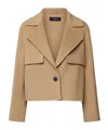 Weekend Max Mara Long-sleeved Casual Jacket In Nude