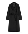 Weekend Max Mara Long-sleeved Coat In Black