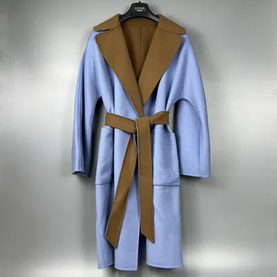 Weekend Max Mara Long-sleeved Coat In Blue