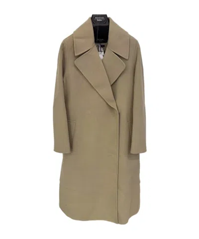 Weekend Max Mara Long-sleeved Coat In Gray