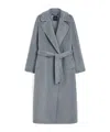 Weekend Max Mara Long-sleeved Coat In Gray