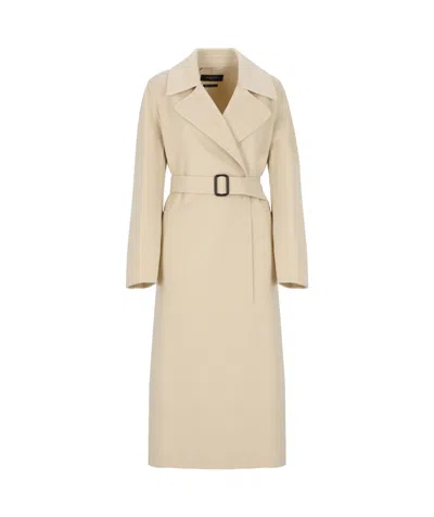 WEEKEND MAX MARA WEEKEND MAX MARA BELTED LONG-SLEEVED COAT