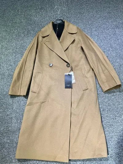 Weekend Max Mara Long-sleeved Coat In Nude