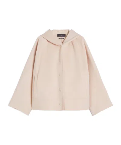 Weekend Max Mara Long-sleeved Coat In Pink