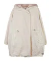 Weekend Max Mara Long-sleeved Coat In White