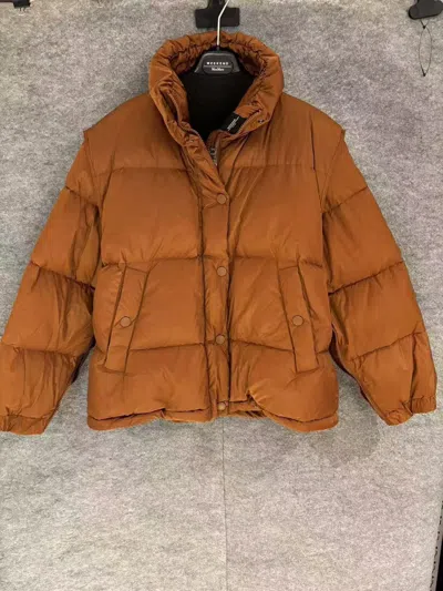 Weekend Max Mara Long-sleeved Cotton Clothes In Brown