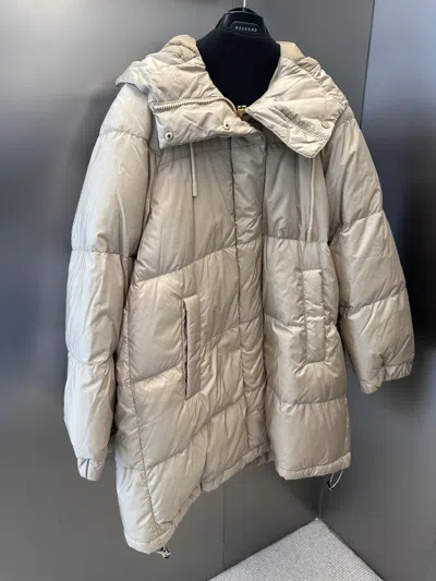 Weekend Max Mara Long-sleeved Cotton-padded Jacket In Black