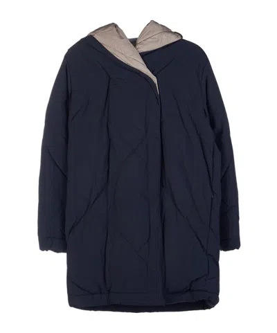 Weekend Max Mara Long-sleeved Double-sided Cotton Suit In Black