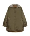 Weekend Max Mara Long-sleeved Double-sided Cotton Suit In Brown
