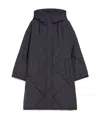 Weekend Max Mara Long-sleeved Down Jacket In Black