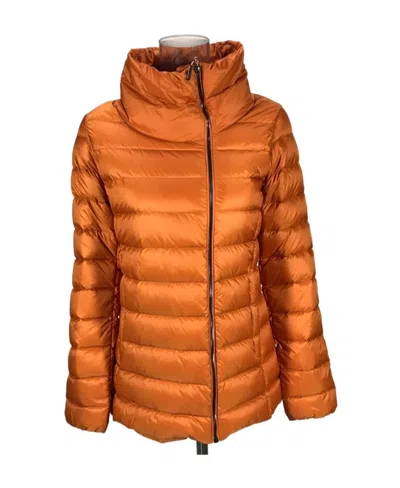 Weekend Max Mara Long-sleeved Down Jacket In Orange