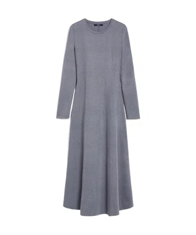 Weekend Max Mara Long-sleeved Dress In Gray