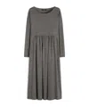 Weekend Max Mara Long-sleeved Dress In Gray